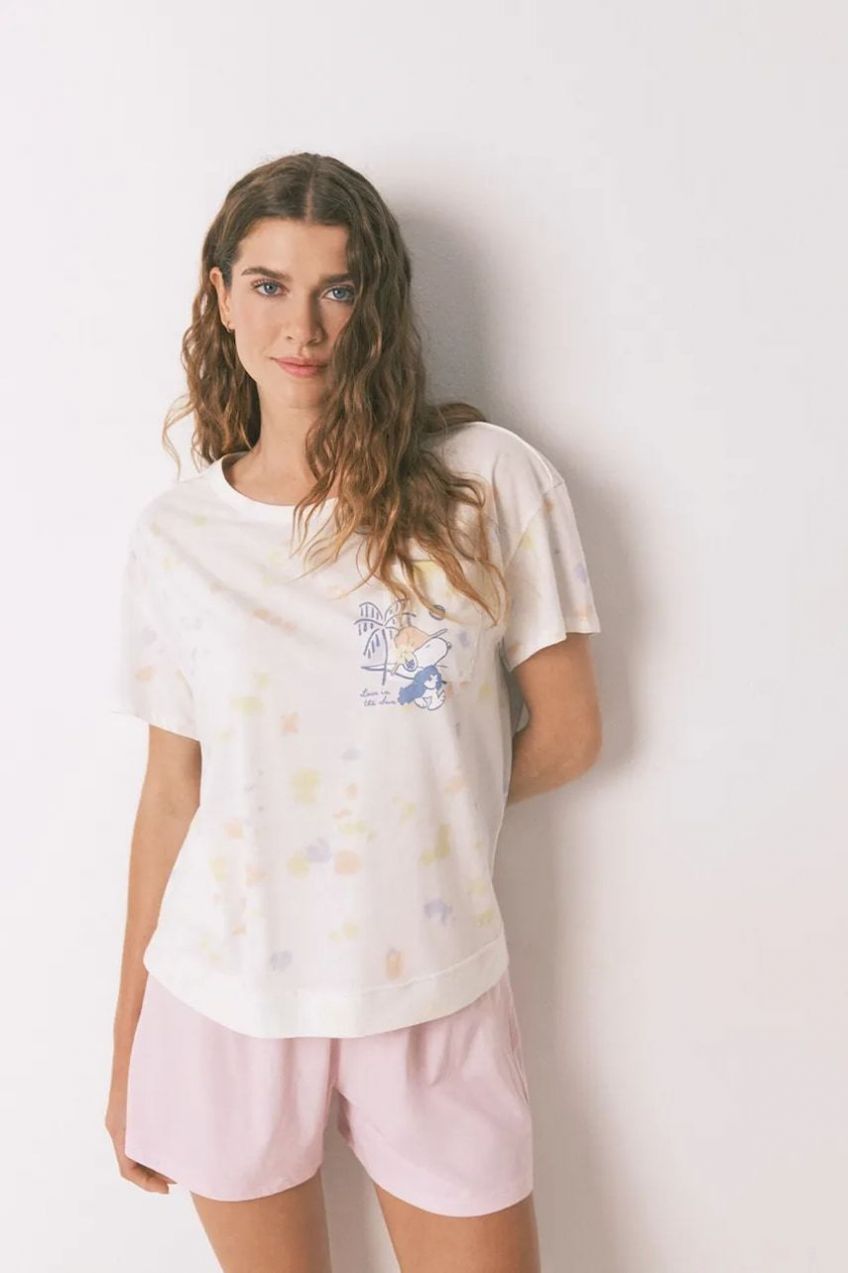 Bavlnené pyžamo women'secret biela farba, bavlnené, 3132113
