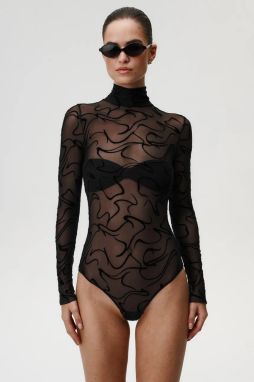 Body Undress Code čierna farba, vzorované, 985