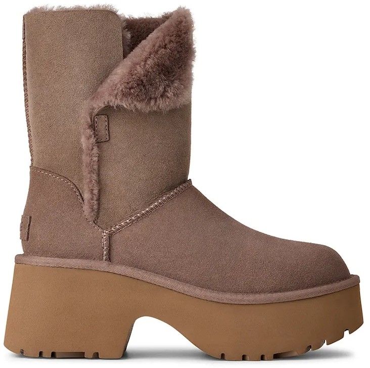 Semišové snehule UGG Esmee Boot béžová farba, 1171533.CRBO