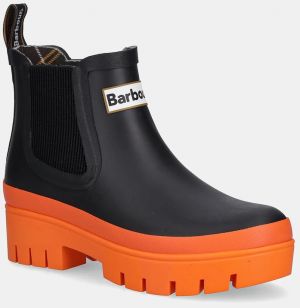 Gumáky Barbour Halton čierna farba, LRF0100BK71
