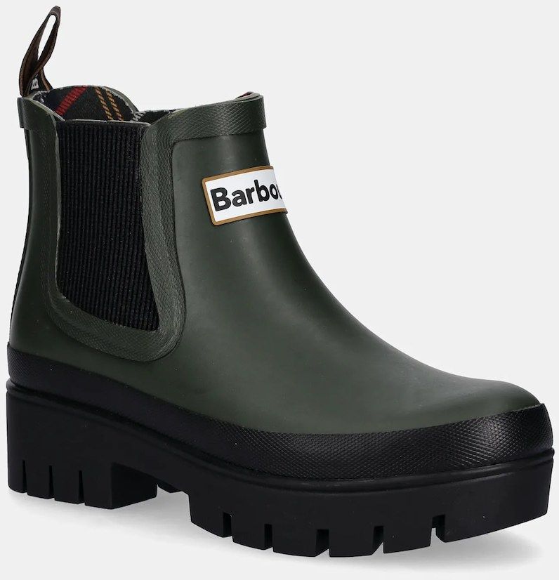 Gumáky Barbour Halton zelená farba, LRF0100OL12