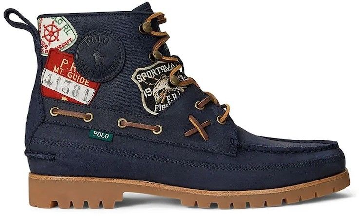 Členkové topánky Polo Ralph Lauren Ranger Mid tmavomodrá farba, 812974124001
