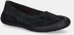 Semišové baleríny Camper Peu Path čierna farba, K201852-001