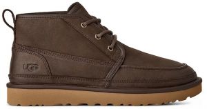 Členkové topánky UGG Neumel Moc Nubuck hnedá farba, 1171112.DDC
