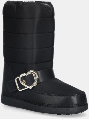 Snehule Love Moschino čierna farba, JA24442G0NISK00B