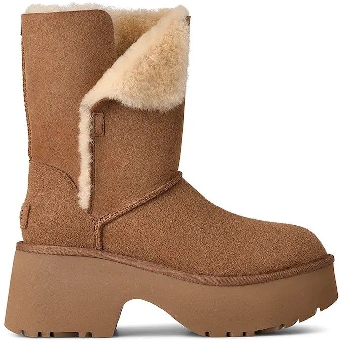 Semišové snehule UGG Esmee Boot hnedá farba, 1171533.CHE