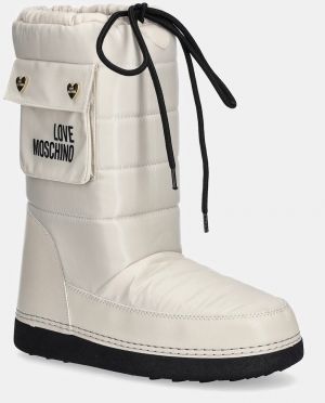Snehule Love Moschino béžová farba, JA24452G0NISL128