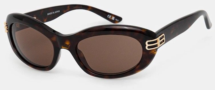Slnečné okuliare Balenciaga hnedá farba, BB0431S