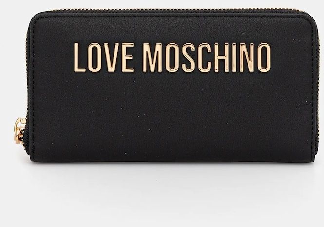 Peňaženka Love Moschino dámska, čierna farba, JC5611PP0NKD0000