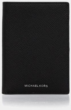 Kožená peňaženka Michael Kors čierna farba, 39F5LHDE8L
