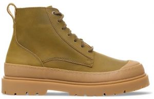 Kožené vysoké topánky Birkenstock Prescott Lace M zelená farba, 1030034
