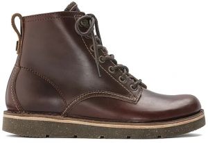 Kožené vysoké topánky Birkenstock Birmingham Lace Mid M hnedá farba, 1023698