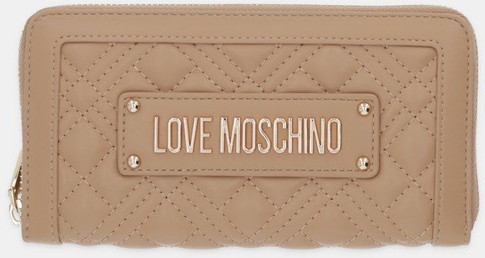 Peňaženka Love Moschino dámska, hnedá farba, JC5600PP0NLA0104