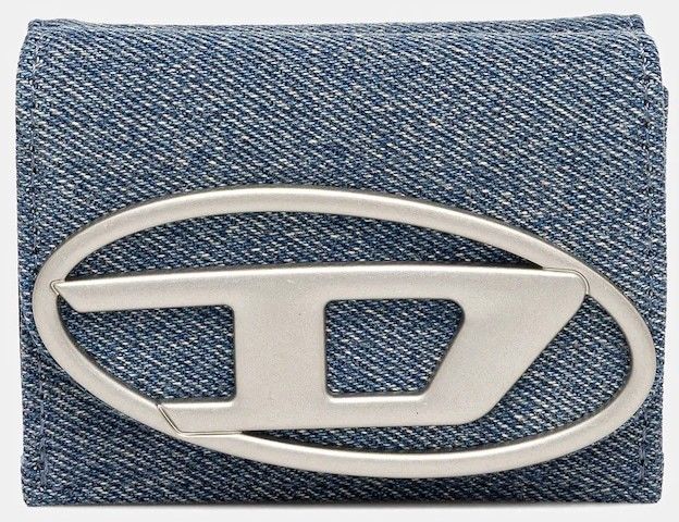Peňaženka Diesel 1DR 1DR TRI FOLD COIN XS II dámska, modrá farba, X09887.P1730