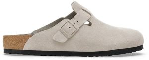 Semišové šľapky Birkenstock Boston Varsity šedá farba, 1030615