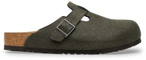 Šľapky Birkenstock Boston zelená farba, 1030676