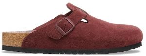 Semišové šľapky Birkenstock Boston Varsity červená farba, 1030648
