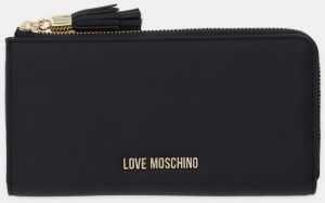 Peňaženka Love Moschino dámska, čierna farba, JC5690PP0NKD0000
