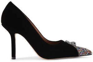 Semišové lodičky Kurt Geiger London Zip Court čierna farba, 4987309789