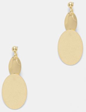 Náušnice zo striebra pozlátené 18k zlatom Answear.LAB