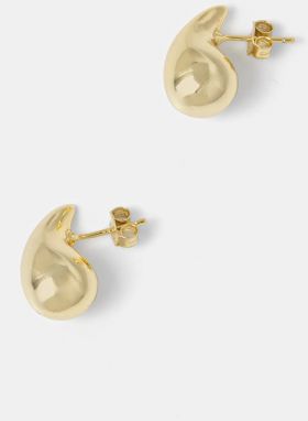 Náušnice zo striebra pozlátené 18k zlatom Answear.LAB