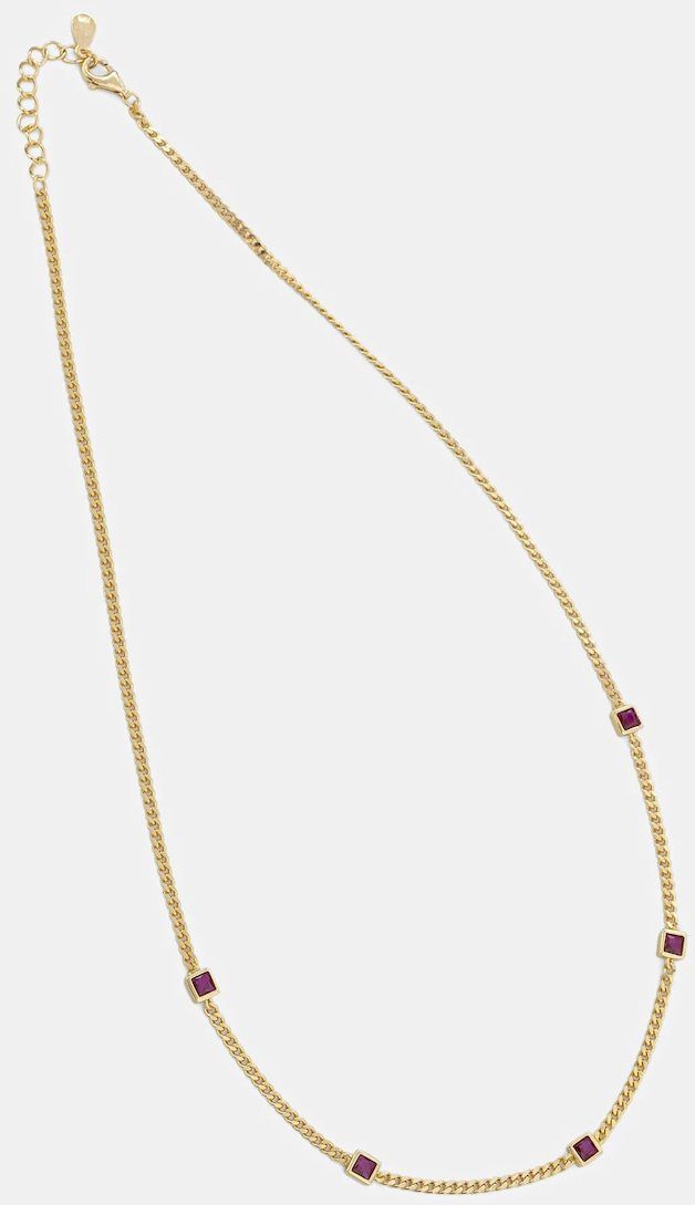 Náhrdelník zo striebra pozlátený 18k zlatom Answear.LAB