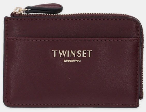 Peňaženka Twinset dámska, fialová farba, 252TL8020