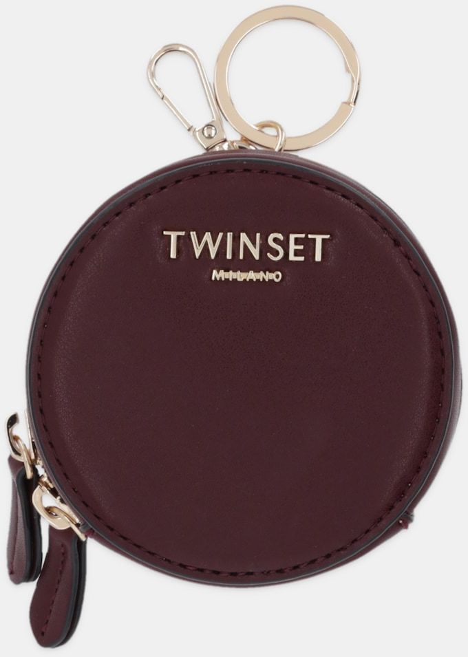 Peňaženka Twinset dámska, fialová farba, 252TL8042
