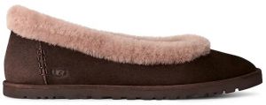 Semišové baleríny UGG Zora Ballet Flat hnedá farba, 1178111.DDC