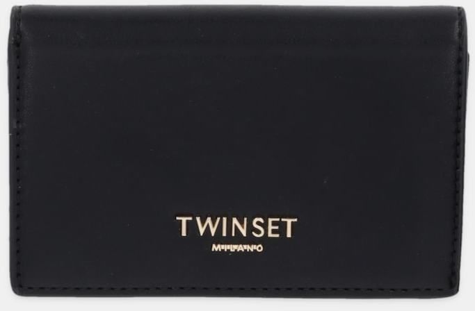 Peňaženka Twinset dámska, čierna farba, 252TL8013