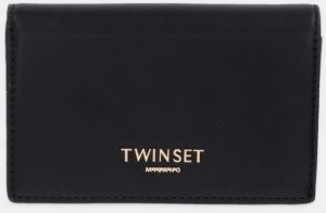 Peňaženka Twinset dámska, čierna farba, 252TL8013