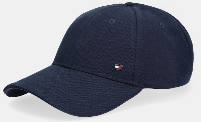Bavlnená šiltovka Tommy Hilfiger tmavomodrá farba, AM0AM13801