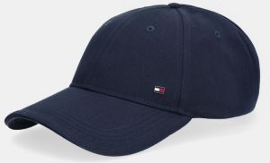 Bavlnená šiltovka Tommy Hilfiger tmavomodrá farba, AM0AM13801