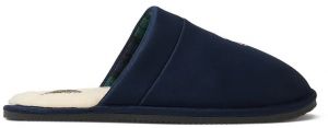 Papuče Polo Ralph Lauren Klarence tmavomodrá farba, 843981604002