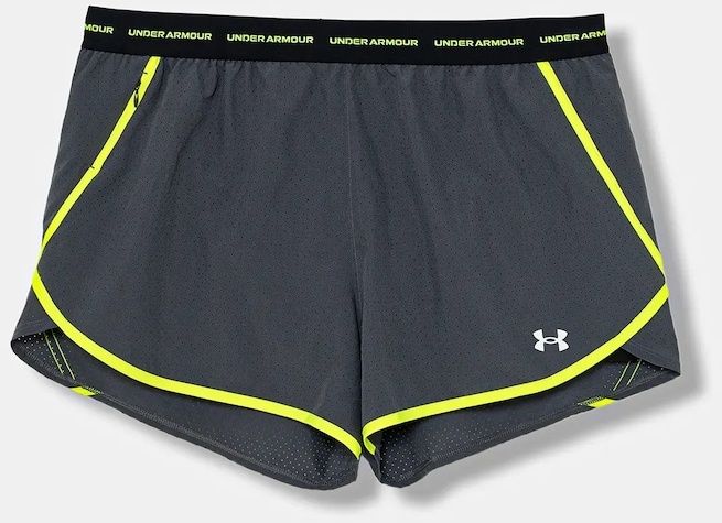 Tréningové šortky Under Armour šedá farba, jednofarebné, vysoký pás, 6004029