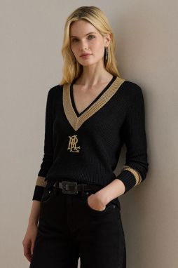 Sveter Lauren Ralph Lauren čierna farba, 200979666