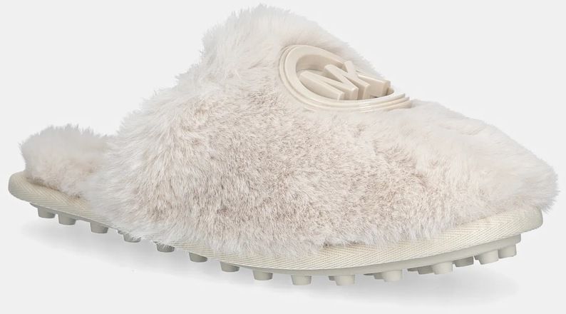 Papuče MICHAEL Michael Kors Ada béžová farba, 40F5ADFA1D.270