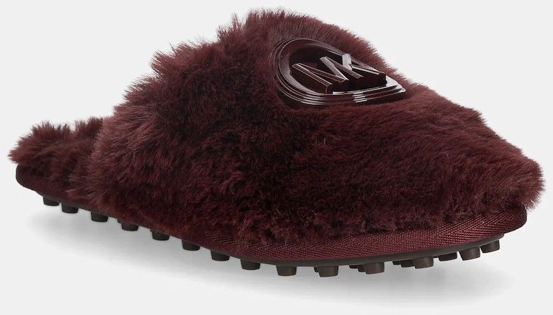Papuče MICHAEL Michael Kors Ada bordová farba, 40F5ADFA1D.610