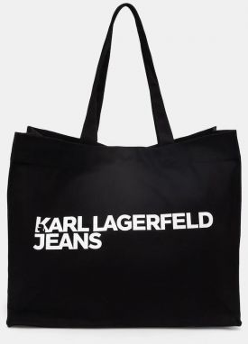 Bavlnená taška Karl Lagerfeld Jeans čierna farba, A1W50002