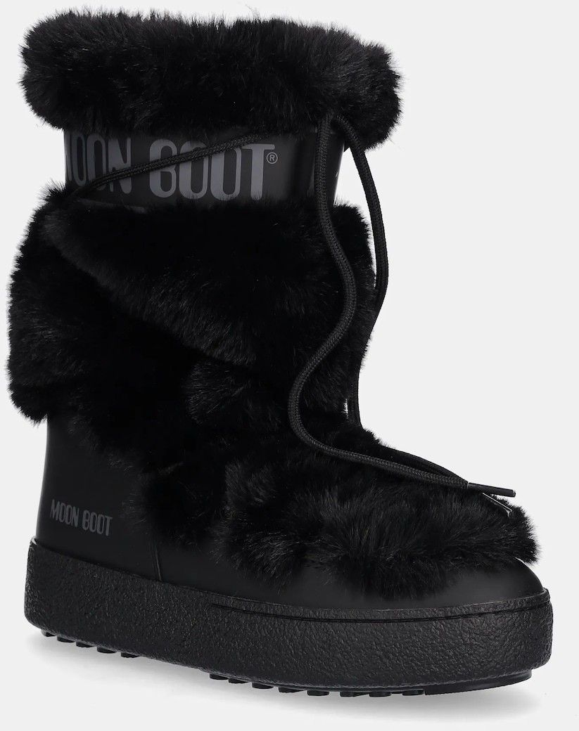 Snehule Moon Boot MB LTRACK FAUX FUR HIGH WP čierna farba, 80D2450210 N001