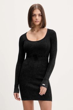 Šaty Guess Originals čierna farba, mini, priliehavé, W5BK69 Z2YJ2