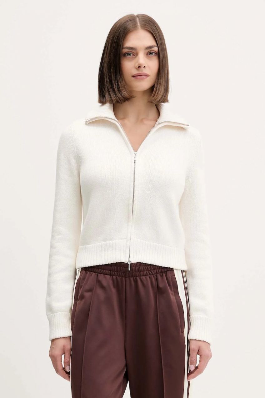 Kardigán Abercrombie & Fitch béžová farba, KI150-5265-178