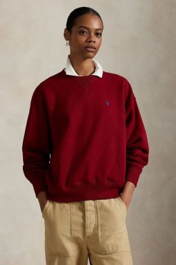 Mikina Polo Ralph Lauren bordová farba, jednofarebná, 211978306