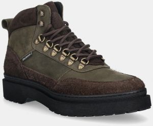 Členkové topánky Barbour Sidwood zelená farba, MFO0824OL58