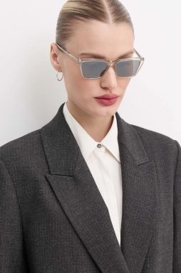 Slnečné okuliare Saint Laurent MICA THIN dámske, béžová farba, SL 737 MICA THIN,MICA THIN