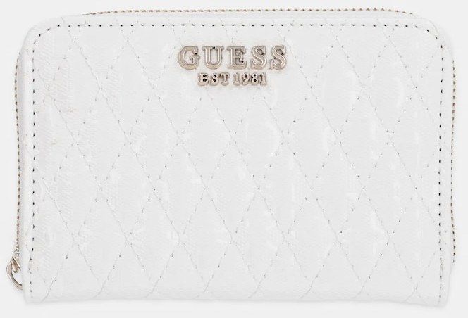 Peňaženka Guess BETULA dámska, biela farba, SWGG96 26140