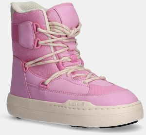 Snehule Moon Boot Park Sneaker Boot ružová farba, 80D2470060-J001