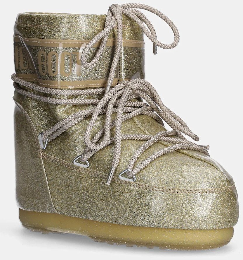 Snehule Moon Boot Icon Low Glitter zlatá farba, 80D1409440-B002