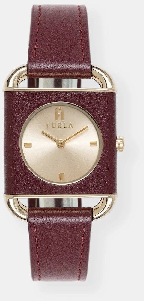Hodinky Furla dámske, bordová farba, WW00017020L2