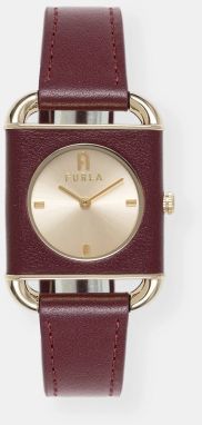 Hodinky Furla dámske, bordová farba, WW00017020L2